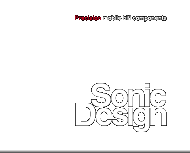 Precision mobile hifi components Sonic Design